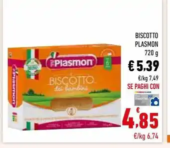 Conad Superstore Biscotto plasmon offerta