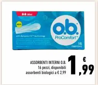 Conad Superstore Assorbenti interno o.b. offerta