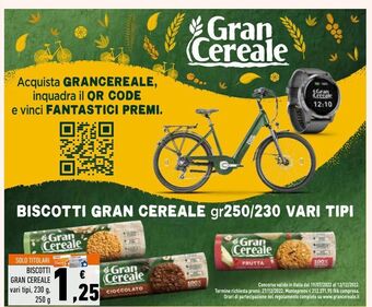 Conad Superstore Biscotti gran cereale offerta