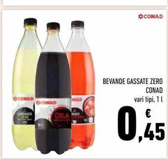 Conad Superstore Bevande gassate zero conad offerta