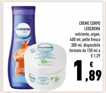Conad Superstore Creme corpo leocrema offerta