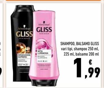 Conad Superstore Shampoo, balsamo gliss offerta