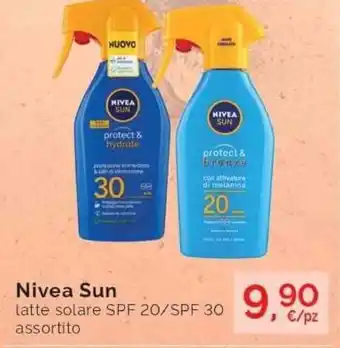 Prodet Nivea Sun latte solare SPF 20/SPF 30 assortito offerta