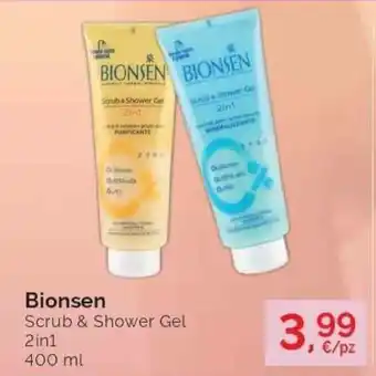 Prodet Bionsen Scrub & Shower Gel 2in1 400ml offerta