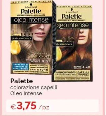 Palette colorazione capelli Oleo Intense
