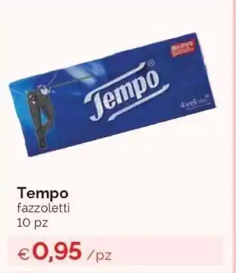 Prodet Tempo fazzoletti 10pz offerta