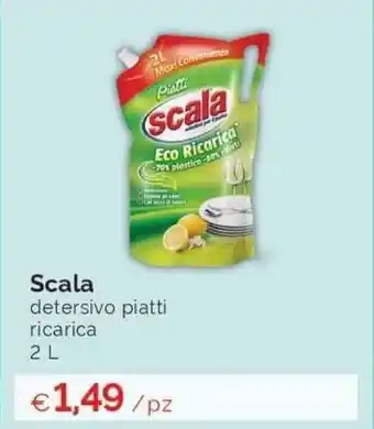 Scala detersivo piatti ricarica 2L