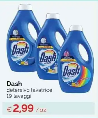 Prodet Dash detersivo lavatrice 19 lavaggi offerta