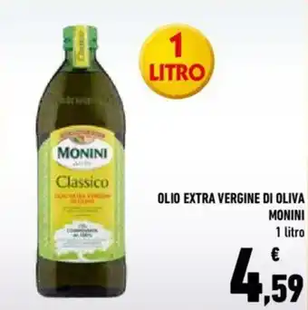 Conad Monini Olio Extra Vergine Di Oliva 1 Litro offerta