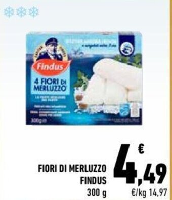 Conad Findus Fiori di Merluzzo 300 g offerta