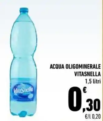 Conad Vitasnella Acqua Oligominerale 1.5 Litri offerta