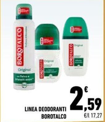 Conad Borotalco Linea Deodoranti offerta