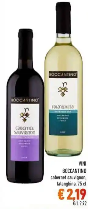 Conad Boccantino Vini Cabernet Sauvignon, Falanghina, 75 cl offerta
