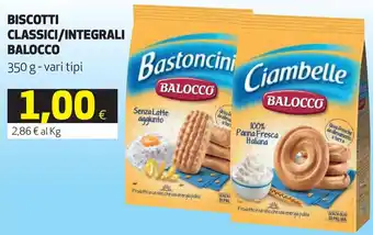 Coop Balocco Biscotti Classici/Integrali 350 g offerta