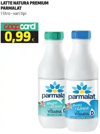Coop Parmalat Latte Natura Premium 1 Litro offerta