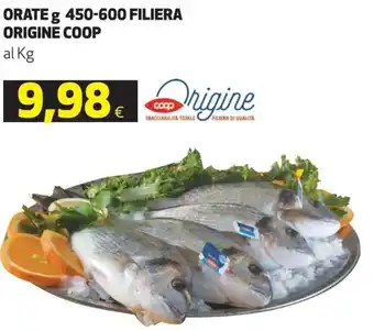 Coop Origine Coop Orate 450-600 Filiera offerta