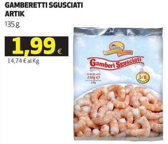 Coop Artik Gamberetti Sgusciati 135 g offerta