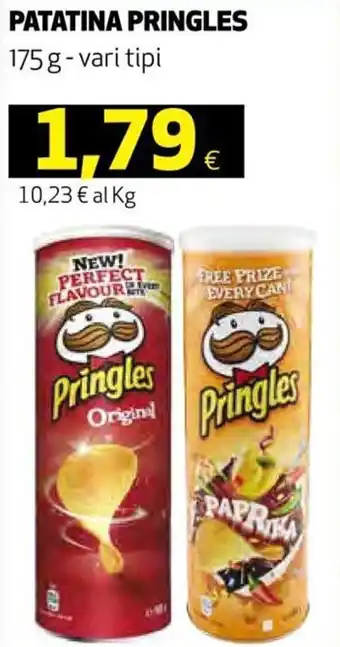 Coop Pringles Patatina 175 g - Vari Tipi offerta