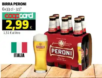 Coop Peroni Birra 6x33 cl - 3.5° offerta