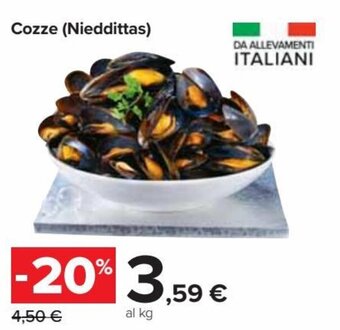 Carrefour Market Cozze (Nieddittas) offerta