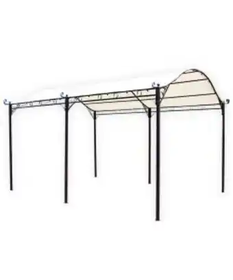 Cfadda Gazebo carport beige 3 x 4 m offerta