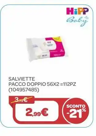 Bimbo Store Salviette pacco doppio hipp offerta