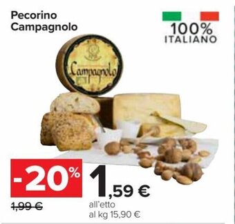 Carrefour Market Pecorino Campagnolo offerta