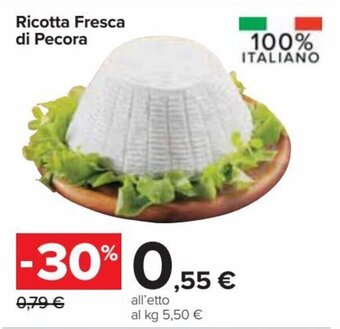Carrefour Market Ricotta Fresca di Pecora offerta