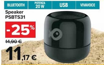 Carrefour Market Speaker PSBTS31 offerta