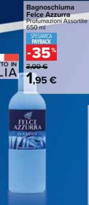 Carrefour Market Felce Azzurra Bagnoschiuma 650 ml offerta