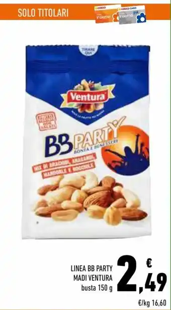 Conad Superstore Ventura Linea BB Party Madi 150 g offerta