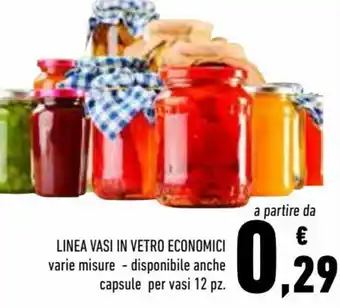 Conad Superstore Linea Vasi in Vetro Economici 12 pz offerta