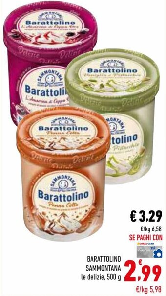 Conad Superstore Sammontana Barattolino 500 g offerta