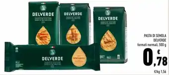 Conad Superstore Delverde Pasta di Semola 500 g offerta