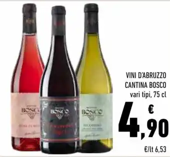 Conad Superstore Vini d'Abruzzo Cantina Bosco 75 cl offerta