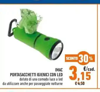 Conad Imac Portasacchetti Igienici Con Led offerta