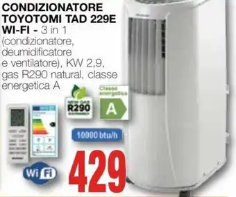 Mondo Brico Condizionatore Toyotomi Tad 229E Wi-Fi offerta