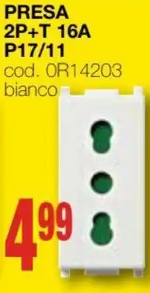 Mondo Brico Presa 2P+T 16A P17/11 offerta