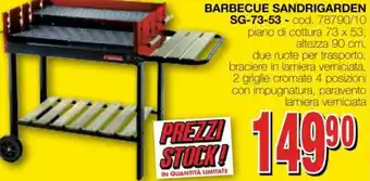 Mondo Brico Barbecue Sandrigarden SG-73-53 offerta