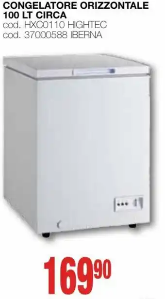 Mondo Brico Congelatore Orizzontale 100 lt Circa offerta