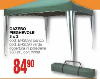 Mondo Brico Gazebo Pieghevole 3 x 3 offerta
