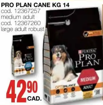 Mondo Brico Pro Plan Cane 14 kg offerta