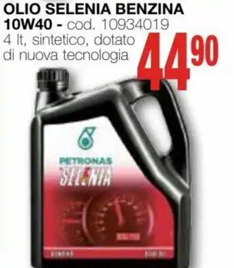 Olio Selenia Benzina 10W40
