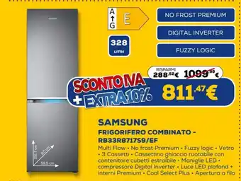 Euronics Samsung Frigorifero Combinato-RB33R871759/EF offerta