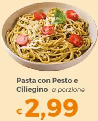 Pasta con Pesto e Ciliegino