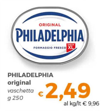 Tocal Philadelphia Original vaschetta g 250 offerta