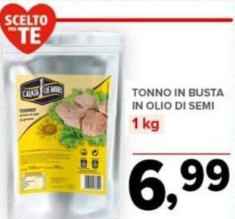 Todis Tonno In Busta In Olio Di Semi 1 kg offerta