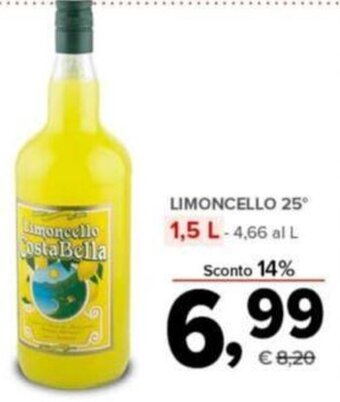 Todis Limoncello 25° 1,5 L offerta