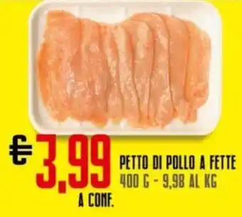 Todis Petto Di Pollo A Fette 400g offerta