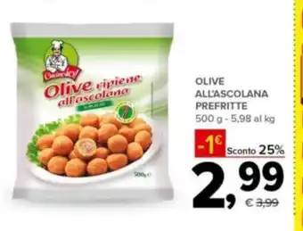 Todis Olive All'Ascolana Prefritte 500g offerta